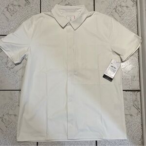 New Nike 24.7 PerfectStretch Dri-FIT Snap-Down Top Men’s Size Small HQ6958-133